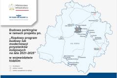 Łódź, Skierniewice, Tomaszów Mazowiecki, Koluszki, mapa, Opoczno, nowa infrastruktura, Program  Przystankowy, nowy parking