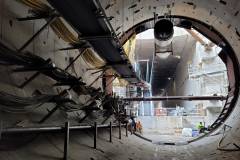 TBM, Święta Katarzyna, tarcza, drążenie tunelu kolejowego