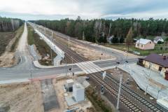 E75, Rail Baltica, CEF, Zaręby Kościelne, nowy tor