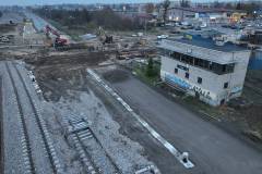 stacja, postęp prac modernizacynych, Kolej+, Łomża, postęp prac