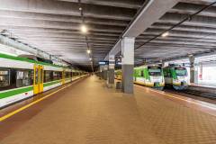 peron, Warszawa, pociąg, wyświetlacz, KPO, digitalizacja, Warszawa Wileńska