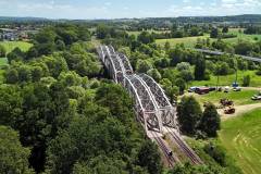 most kolejowy, Skawina, LK94, prace utrzymaniowe