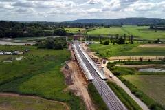 nowy przystanek, nowa infrastruktura, widok z lotu ptaka, Pisary, pociąg osobowy