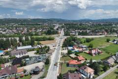 LK104, Nowy Sącz, Podłęże, Piekiełko, nowe skrzyżowanie bezkolizyjne, ul. Krakowska