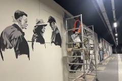 stacja, Warszawa Gdańska, nowe przejście podziemne, mural, PORR S.A., artysta