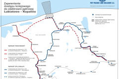 mapa, elektrownia jądrowa, Lubiatowo, Kopalino, wariant