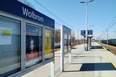 stacja, LK62, Wolbrom, nowy peron