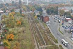 stacja, widok z lotu ptaka, Gostyń