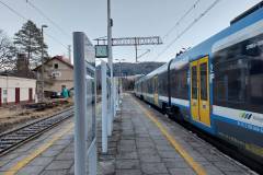 peron, pociąg, przystanek, Sól