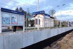 stacja, nowa infrastruktura, nowy peron, Tuchów