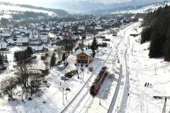 stacja, Biały Dunajec, nowa infrastruktura, powrót pociagów, Tatry, kolejowa zakopianka, nowy peron, pociąg osobowy