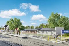 wizualizacja, LK356, Gołańcz, przystanek