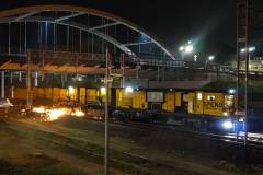 stacja, Tczew, szlifowanie szyn