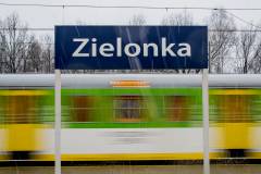 peron, Tłuszcz, modernizacja, E75, pociąg, Zielonka, Wołomin, tor