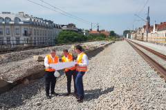 Kraków, E30, Adamczyk Andrzej, briefing prasowy, nowa estakada, nowy tor