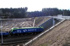 E75, Rail Baltica, nowa infrastruktura, nowy wiadukt drogowy, Łapy Osse