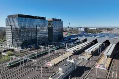 stacja, Warszawa Zachodnia, nowa infrastruktura, widok z lotu ptaka