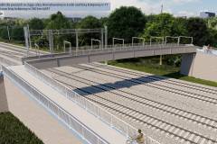 Łódź, kładka, wizualizacja, nowa infrastruktura, ul.Henrykowska