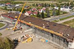 Mielec, LK25, prace budowlane, nowa infrastruktura, nowy wiadukt drogowy