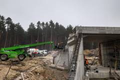 wiadukt, łącznica, CMK, Czarnca, Włoszczowa Północ, LK582, prace budowlane, nowa infrastruktura