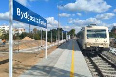 nowy przystanek, nowa infrastruktura, Bydgoszcz Fordon, nowy peron, pociąg osobowy