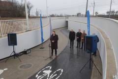 E59, Kiekrz, briefing prasowy, Bresch Arnold, nowa infrastruktura, przejście pieszo-rowerowe