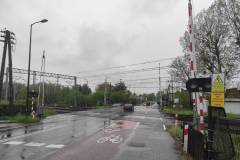 przejazd kolejowo-drogowy, ścieżka rowerowa, Żory, samochód, rogatka, LK148