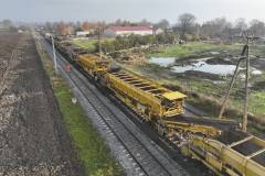 PUN, maszyna, LK204, prace na stacji kolejowej