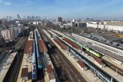 stacja, Warszawa Wschodnia, przetarg, widok z lotu ptaka