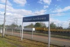 Wielkopolska, gablota, nowa infrastruktura pasażerska, nowe oznakowanie, Poznań Junikowo