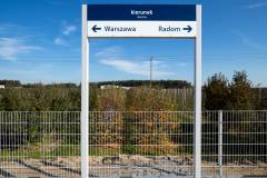 POIiŚ 2014-2020, LK8, Gośniewice, nowa infrastruktura pasażerska, nowa infrastruktura, zmodernizowany peron