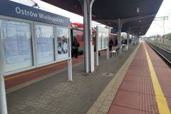 pasażer, peron, stacja, Ostrów Wielkopolski, LK355