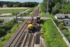 stacja, prace torowe, nowa infrastruktura, Bełchatów