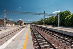 Kętrzyn, tor, LK38, antypoślizgowa nawierzchnia peronu, KPO, inwestycje w realizacji