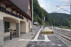 stacja, nowy peron, Wierchomla Wielka