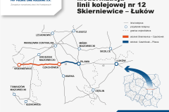 mapa, Łuków, LK12, Skierniewicwe