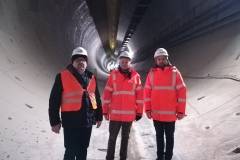 tunel średnicowy, Łódź, Bresch Arnold, wizyta techniczna