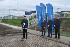 nowy przystanek, Merchel Ireneusz, briefing prasowy, Bittel Andrzej, nowa infrastruktura, Program  Przystankowy, nowy parking, Błonie Rokitno