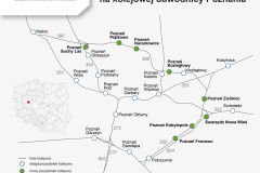 Poznań, LCS, nowy przystanek, mapa, nowa infrastruktura, nowy peron, Towarowa Obwodnica Poznania