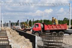 peron, E20, wiata, Łódź Kaliska, tor, prace budowlane, nowa infrastruktura