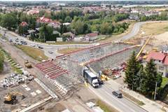 Mielec, LK25, prace budowlane, nowy wiadukt drogowy