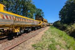 LK274, tor, Dolny Śląsk, Jelenia Góra, PUN, maszyna, nowy tor, nowy tłuczeń, Stara Kamienica