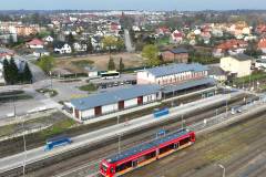 stacja, Kościerzyna, LK201, widok z lotu ptaka