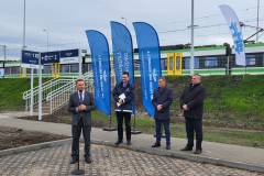 nowy przystanek, Merchel Ireneusz, briefing prasowy, Bittel Andrzej, nowa infrastruktura, Program  Przystankowy, nowy parking, Błonie Rokitno