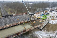 Poznań, przejazd kolejowo-drogowy, budowa wiaduktu, inwestycje w realizacji, FEnIKS