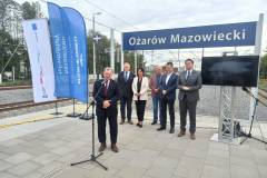 stacja, Merchel Ireneusz, Ożarów Mazowiecki, briefing prasowy, nowa winda, nowa infrastruktura, nowy peron