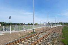 nowy przystanek, nowa infrastruktura, Dąbrowa Chełmińska, dojście do przystanku