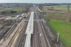 Sterławki Wielkie, LK38, powrót pociagów, widok z góry