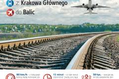 promocja, Kraków, modernizacja, materiał informacyjny, lotnisko, port lotniczy, plakat, Kraków Balice, reklama, POIiŚ 2007-2013, inwestycja