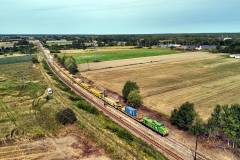 prace na linii, Grybów, LK70, Staszów